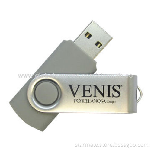 Swivel USB Flash Drive, 128, 256, 512MB, 1, 2, 4, 8, 16, 32, 64GB Capacity